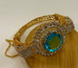 Zircon Gold Plated Handcuff