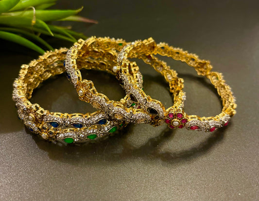 Tear Stone Bangles