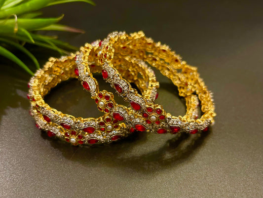 Tear Stone Bangles