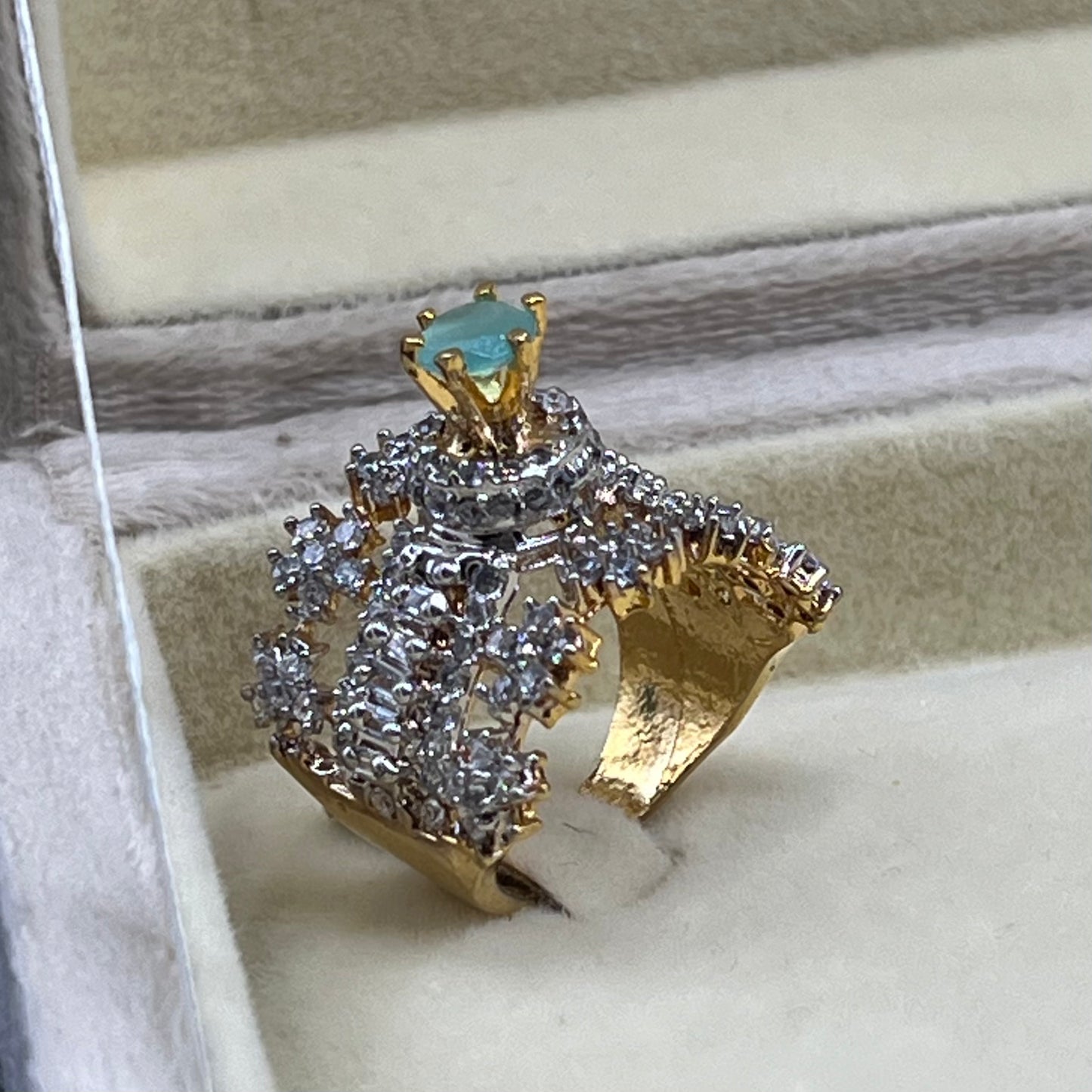 RP crown Stone Ring