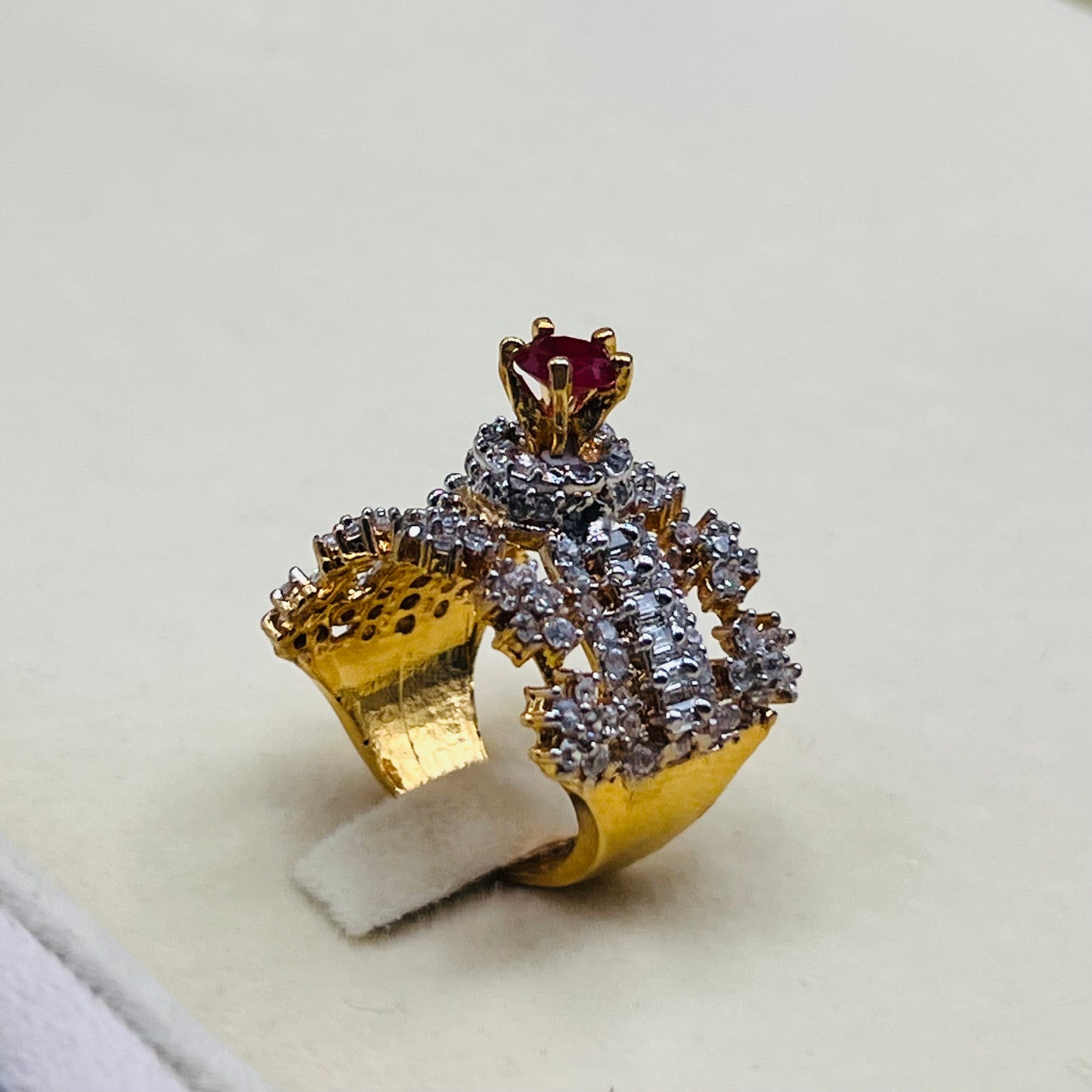 RP crown Stone Ring