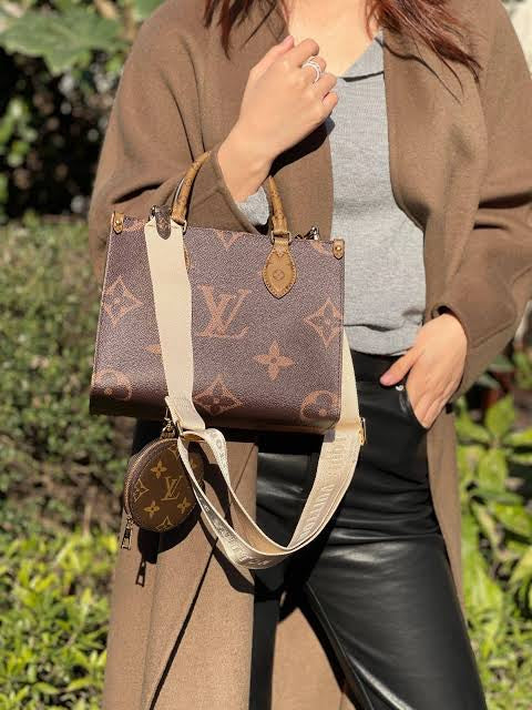 Louis Vuitton Onthego MM Monogram Reverse Canvas – A Statement Tote