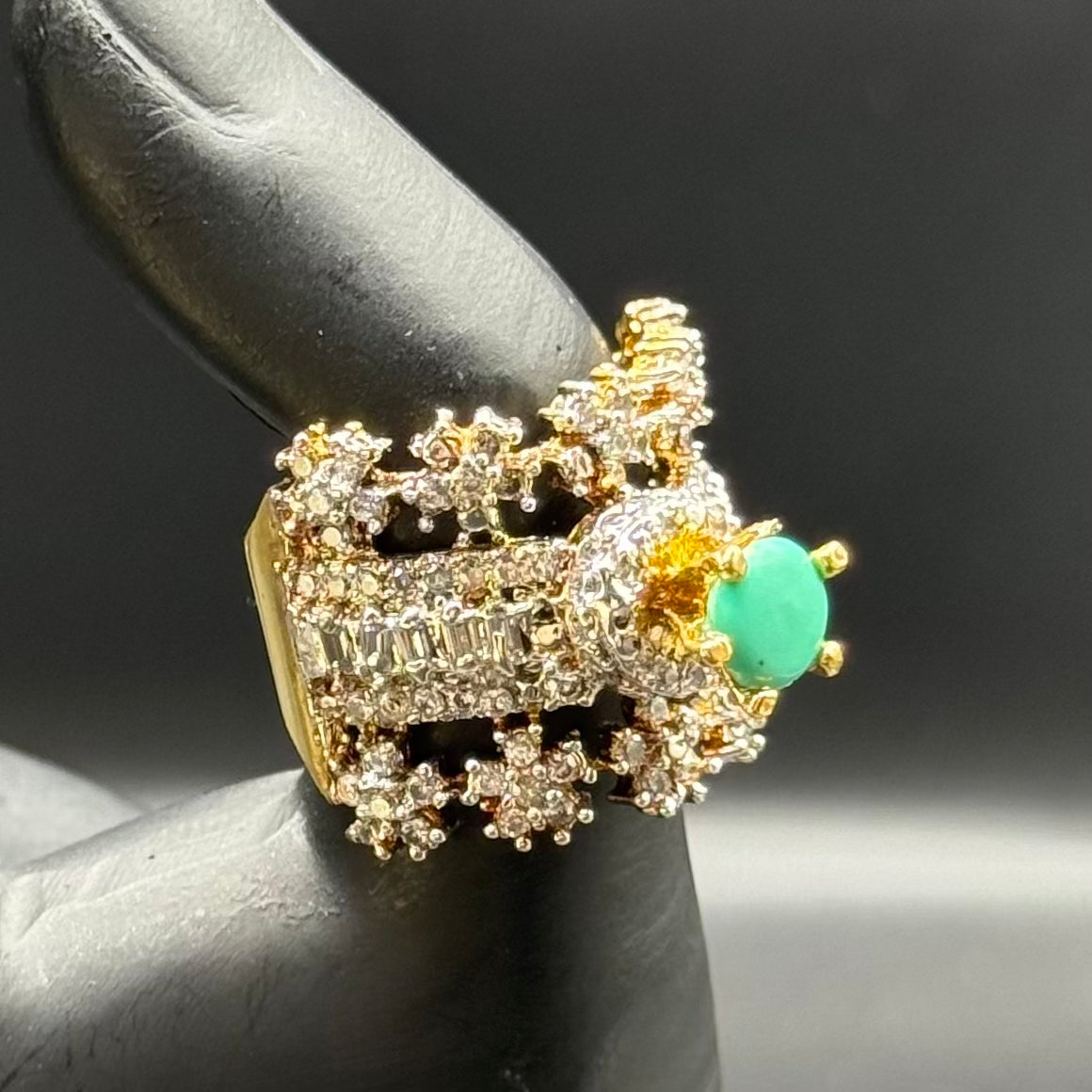 RP crown Stone Ring